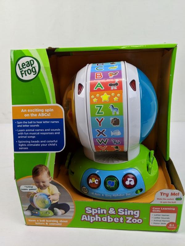 leapfrog spin and sing alphabet zoo toy