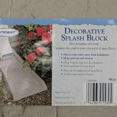 Decorative Splash Block - New