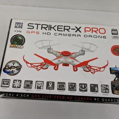 Striker-X Pro Drone Camera - Open Box, Tested, Works 