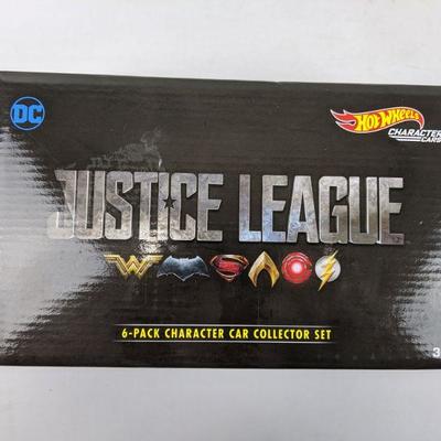 Justice League 6-pack Character Car Collector Set - New
