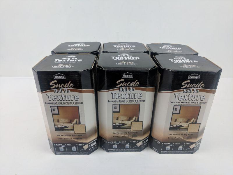 Homax Suede Roll On Texture Set of 6 New