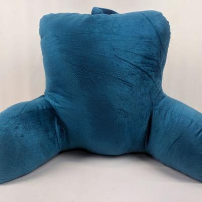 Teal Microfoam Bed Rest Pillow - New