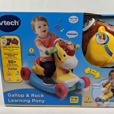 Vtech Gallop And Rock Learning Pony Scooter - New