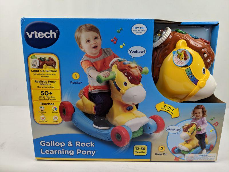 vtech gallop & rock learning pony