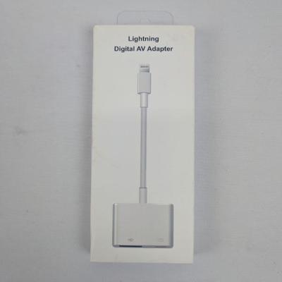 Lightning Digital AV Adapter - New