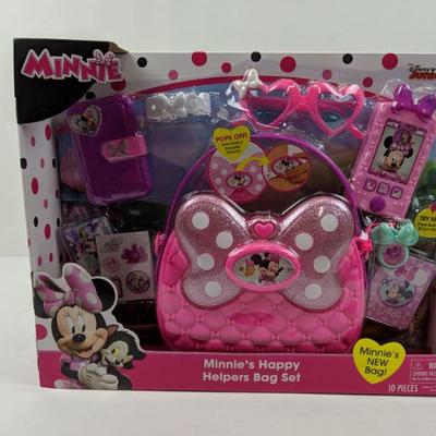 Disney Junior Minnie's Happy Helpers Bag Set - New
