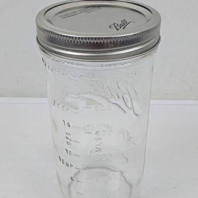 Ball 24 Oz Wide Mouth Jars 9 Ct - New