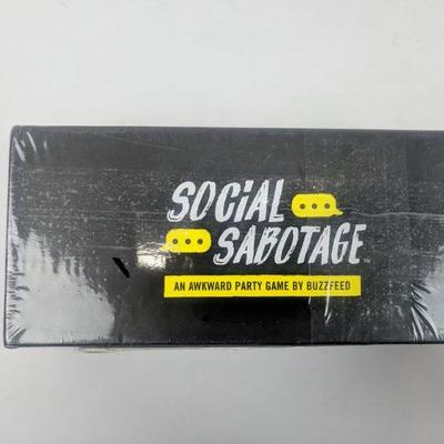 Social Sabotage Game - New
