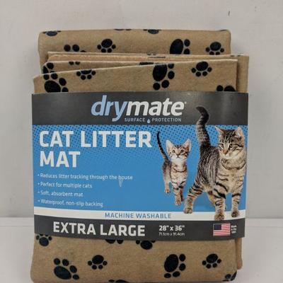 Drymate Cat Litter Mat 28in x 36in - New