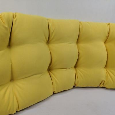 Yellow Cushion 29in x 18in - New