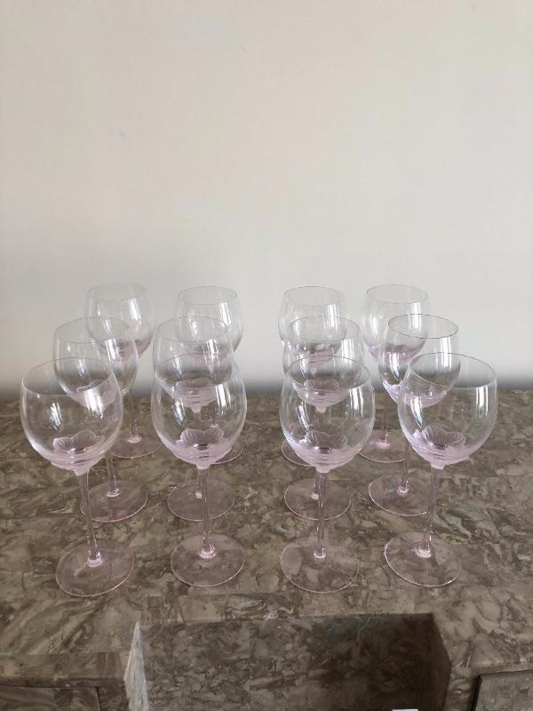 Rose Wine Glasses