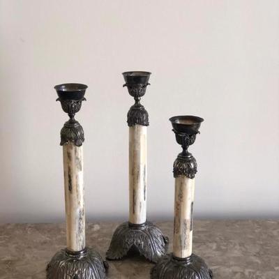 Three candle sticks
