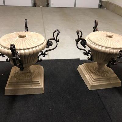 two table base urns