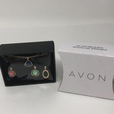 079:  Sterling Heart Locket, Avon, Gem Stone Bracelet and Others