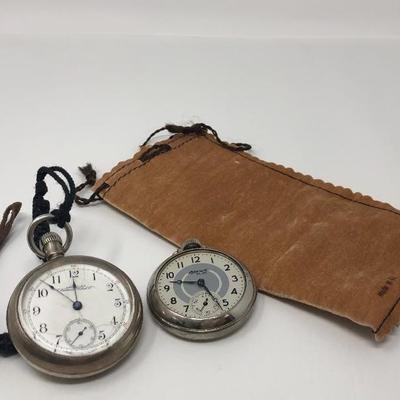 085:  American Waltham and Ingersoll Stop Watch