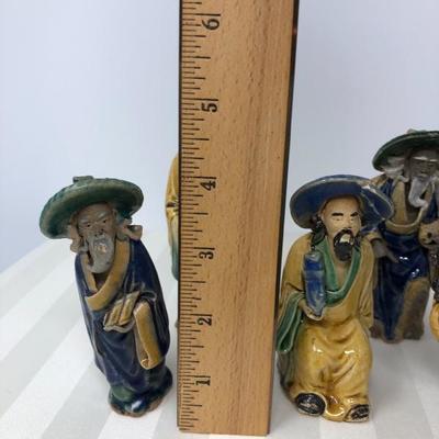 136:  Mudmen Assorted Ceramic Figurines  *Vintage*  