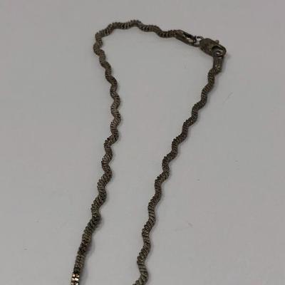 064:  Two Vintage Sterling Necklaces and Other Unique Vintage Pieces