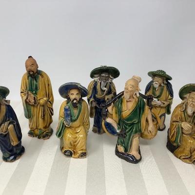 136:  Mudmen Assorted Ceramic Figurines  *Vintage*  
