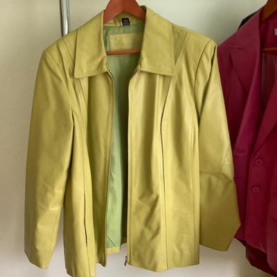 112: Womans Leather Jackets and Coat