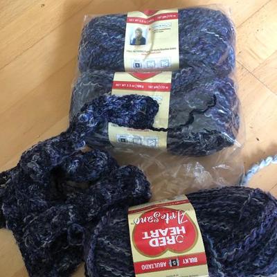 089:  Three Drawer Bins Full of Knitting Yarn