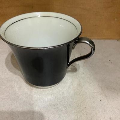 210:  Black American Manor Dishes, Black Vintage Goblets, Black Bowls and More