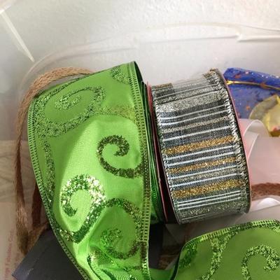 097:  Two Rolling Bins of Art Supplies