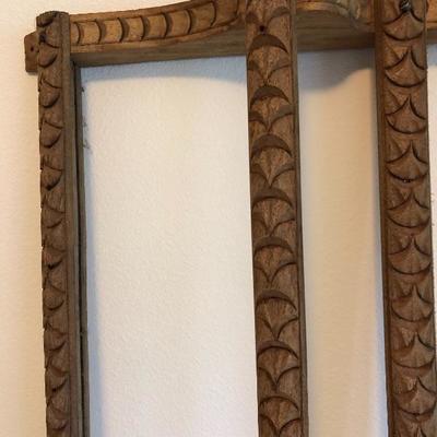 123:  Wood Wall Plate Display Stand, Umbrella and Key Stand