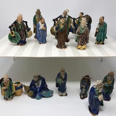 137: Mudmen Assortment Ceramic Figurines *Vintage*