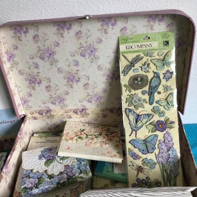 121:  Paris Stepping Stool, Leather Storage Drawers, Decor Boxes and Stationary