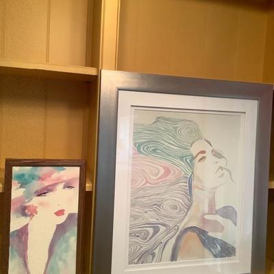 212: Framed Watercolor Prints