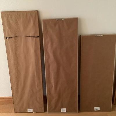 45: Set of Three Framed Pictures 