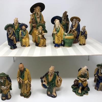 136:  Mudmen Assorted Ceramic Figurines  *Vintage*  
