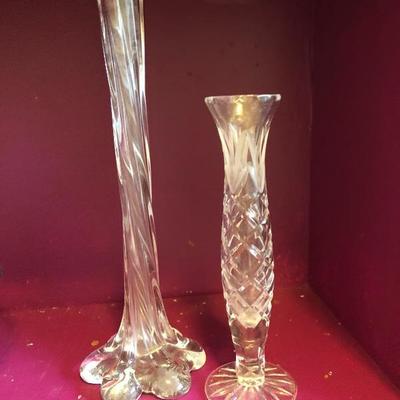 126:   Vintage Lit Crystal and Glass Collectibles 