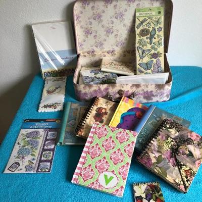 121:  Paris Stepping Stool, Leather Storage Drawers, Decor Boxes and Stationary