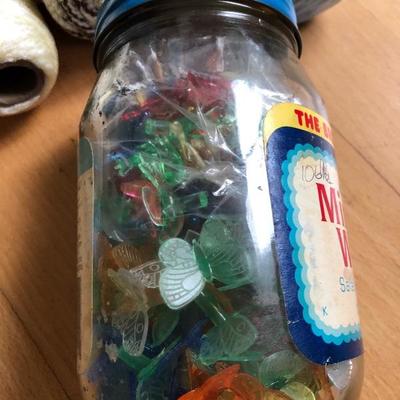 097:  Two Rolling Bins of Art Supplies