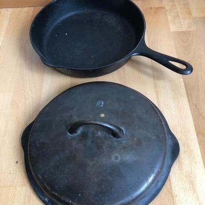 116:  Griswold Cast Iron Skillet and Others