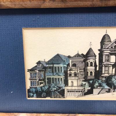 133:  Signed Print With Beautiful Pottery Mix 
