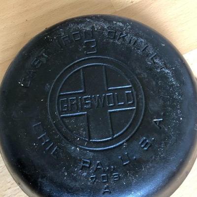 116:  Griswold Cast Iron Skillet and Others