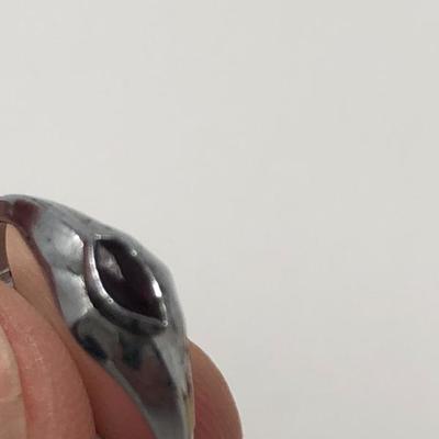 086:  Childâ€™s 2mm Christening Ring and Vintage Pendant 