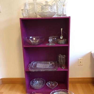 126:   Vintage Lit Crystal and Glass Collectibles 
