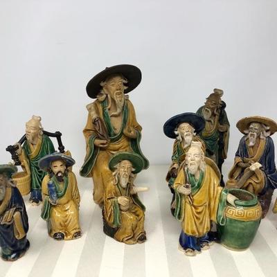 136:  Mudmen Assorted Ceramic Figurines  *Vintage*  