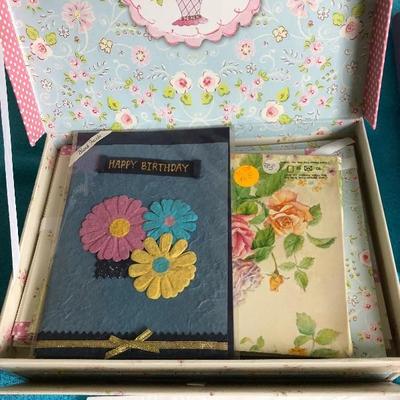 121:  Paris Stepping Stool, Leather Storage Drawers, Decor Boxes and Stationary