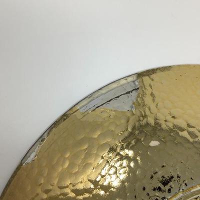 029:  Vanity Mirror,  Clar-est Vase, Glass Plate on Plate Stand