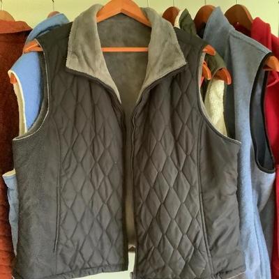 204: Large Lot of Womanâ€™s Vests