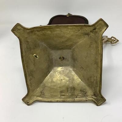 029:  Vanity Mirror,  Clar-est Vase, Glass Plate on Plate Stand