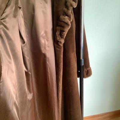 111: Jones New York Fur Coat and Arctic Vintage Fur Hat