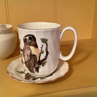 216:  Tea Set and Candles