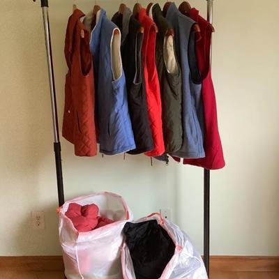 204: Large Lot of Womanâ€™s Vests