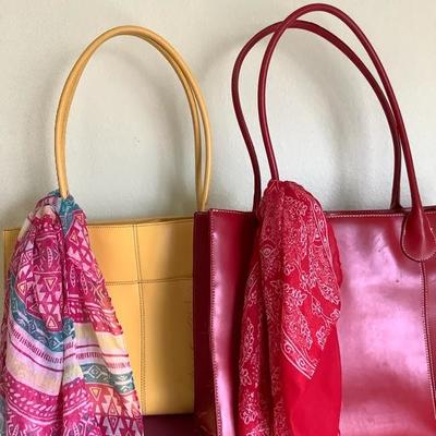 107: .Large Purses and Scarves