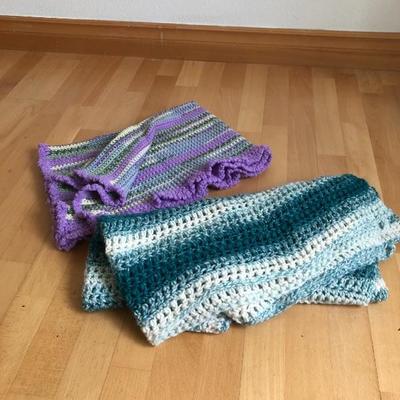 092: An Assortment Of Finished Afghans 